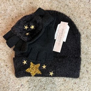 NWT hat and mitten set for ladies